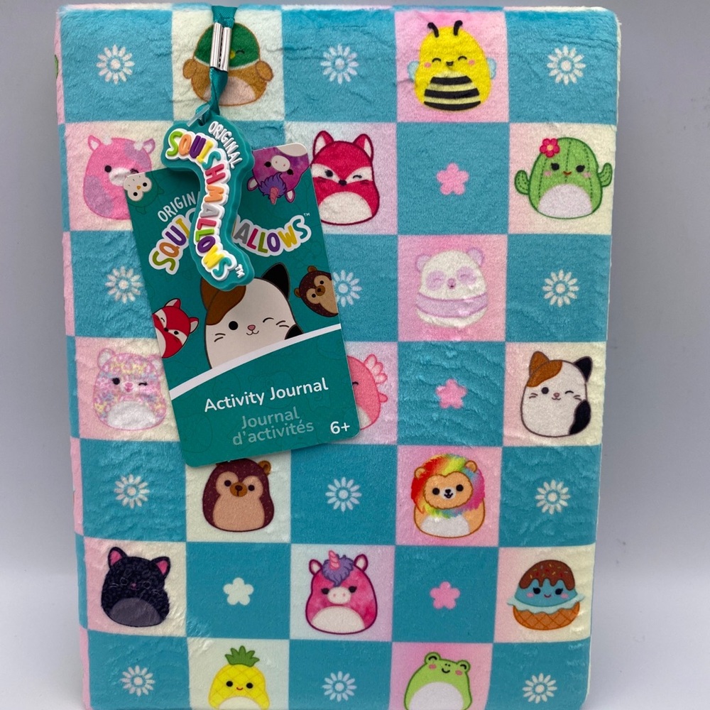 Squishmallow Fuzzy Activity Journal Walgreens Exclusive Summer 2022 BNWT